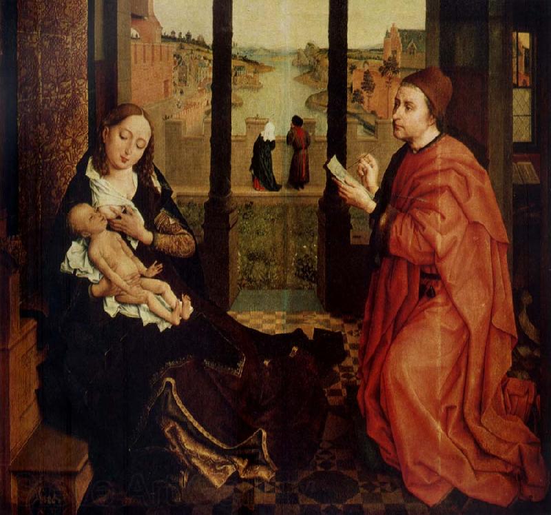 Rogier van der Weyden St Luke Drawing a Portrait of the Virgin